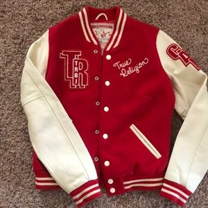 True religion letterman jacket